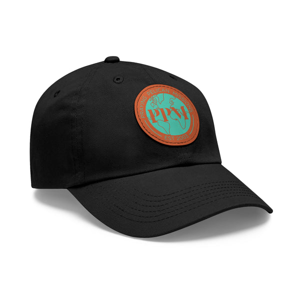 PPM Teal Logo Leather Patch Hat
